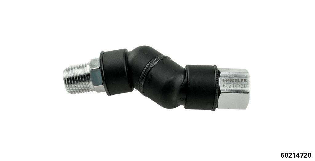 Swivel joint UNI, female 1/4" - male 1/4