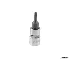 1/4" Socket, Torx, T8, length 37 mm