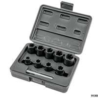 Kit d’extracteurs Twist Socket, 9 pcs. 3/8", 10-19 mm