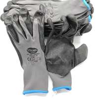 Werkstatt-Handschuh "Nylon-Strick Nitril"  Gr.10 (Teil-Nitril- Beschichtet, EN 388) (VE 12 Paar)