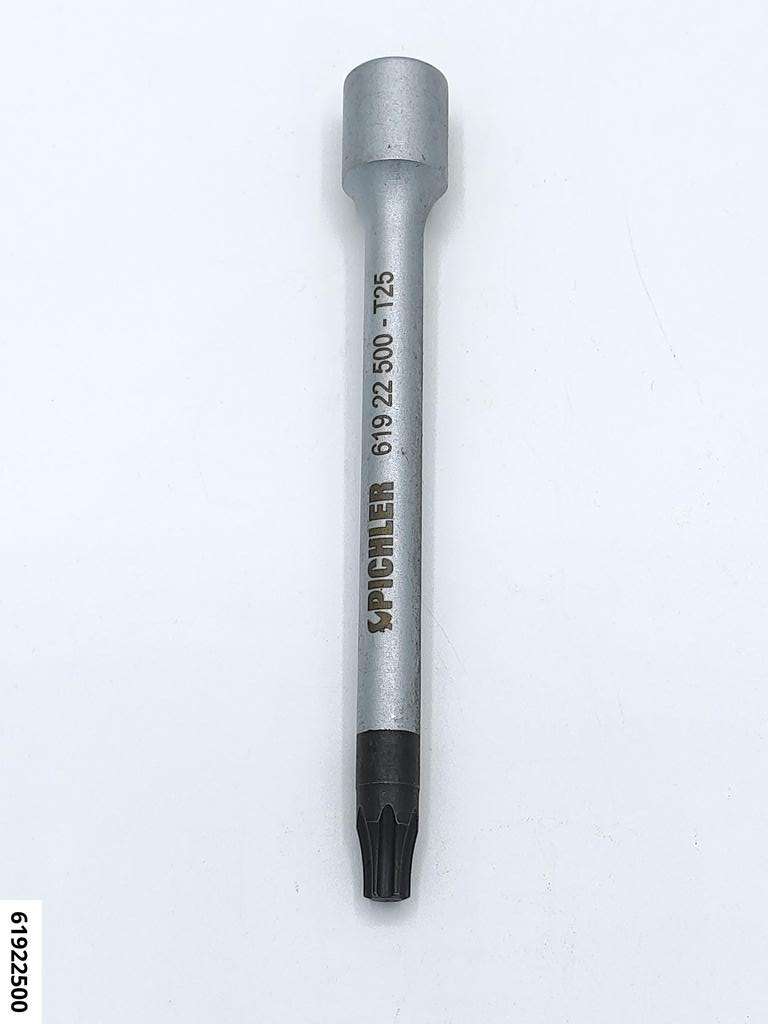 Torx Einsatz TX 25 x 85mm ohne Bohrung Antrieb 1/4" für Airbag