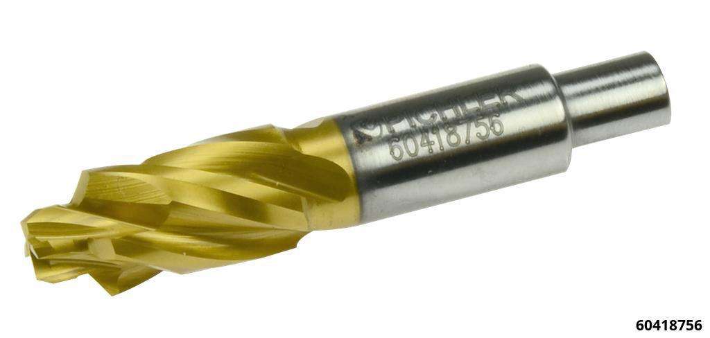 Step Drill Bit HSS 9, 5,3 mm for M10x1 and M10x1.15 TIN coated, shorter version