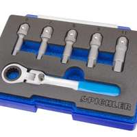 Special bits with flexible head ratcheting wrench 13 mm, 6 pcs.