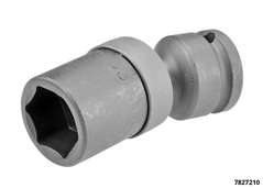 Ball joint socket hexagonal "Impact" 1/2" drive, 21 mm, 75 mm long