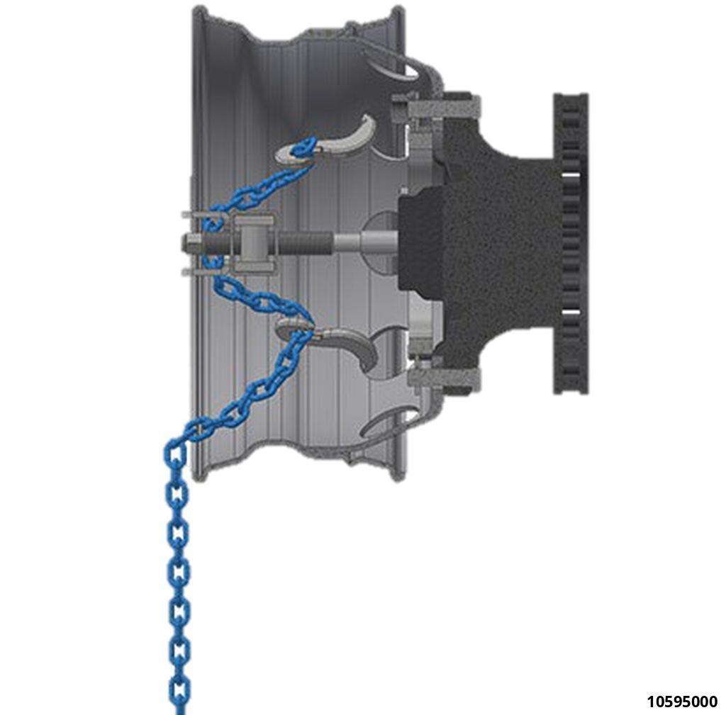 Universal Felgenabzieher für LKW / NFZ / Bus / Anhänger 22,5" - 19,5" und 17,5" Größen 03-00042