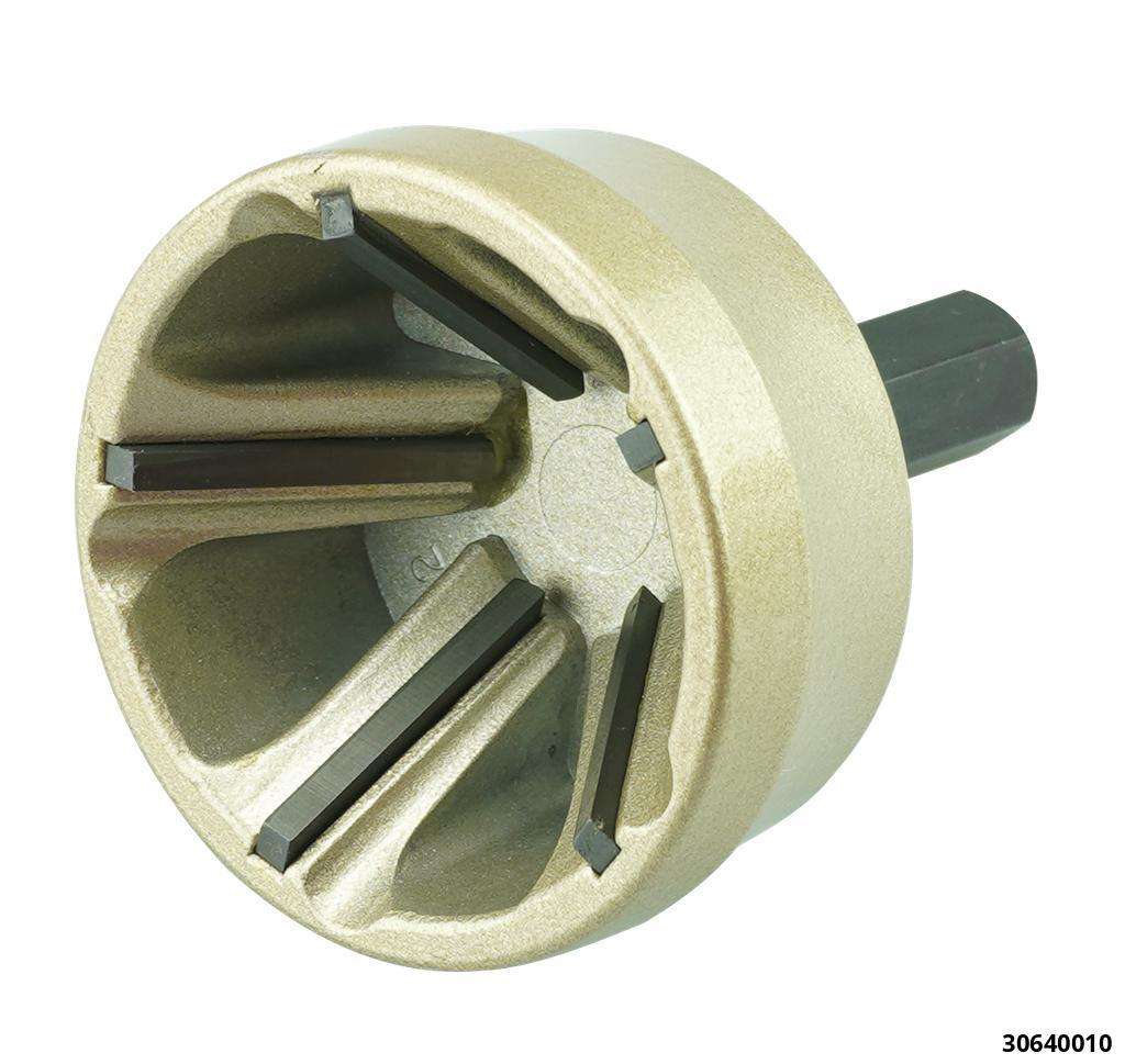 External thread deburrer 15-36 mm with hexagonal drive