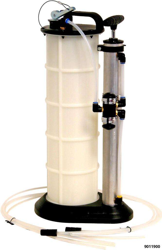 Hand extracting pump for extracting and filling of liquids, 8,8 litre with 1 hose and 2 probes
