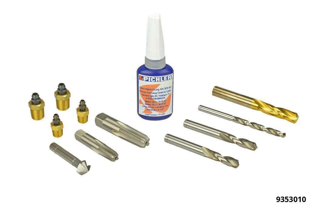 Brake calliper bleeder valve repair kit 12 pcs. 1/4" 1/8" NPT