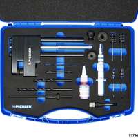 Drilling-out kit VAG 4-link bolt with cleaning brushes VW / Audi / Skoda