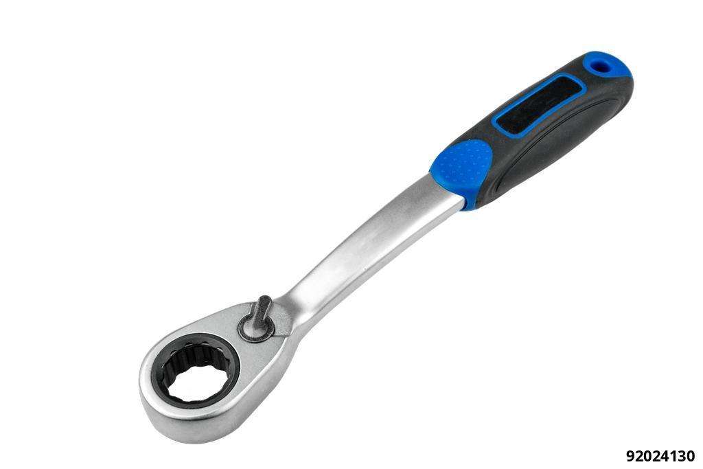 Umschaltknarre 21 mm Aufnahme, offen 6-kant, Länge: 245 mm