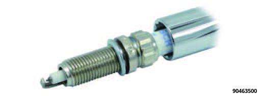 Spark Plug Socket Set 4 pieces For removing and installing spark plugs 14-16 mm L=70mm, L=250mm Antr. 3/8"