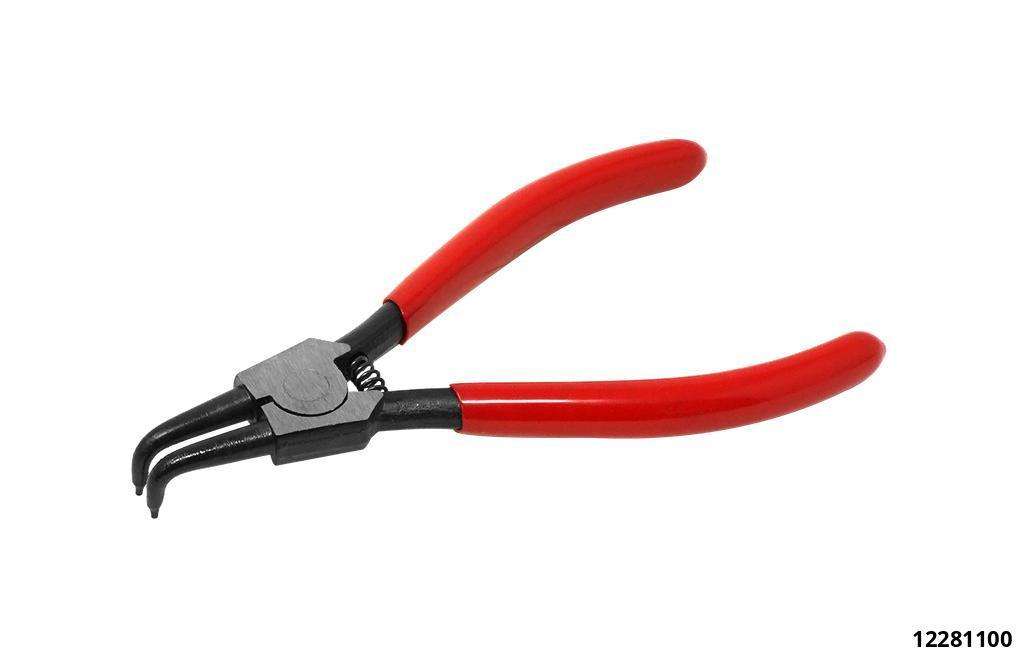 Sprengringzange für Außenringe 90°  gebogen Drm. 10 bis 25 mm Spitzen 1,3 mm