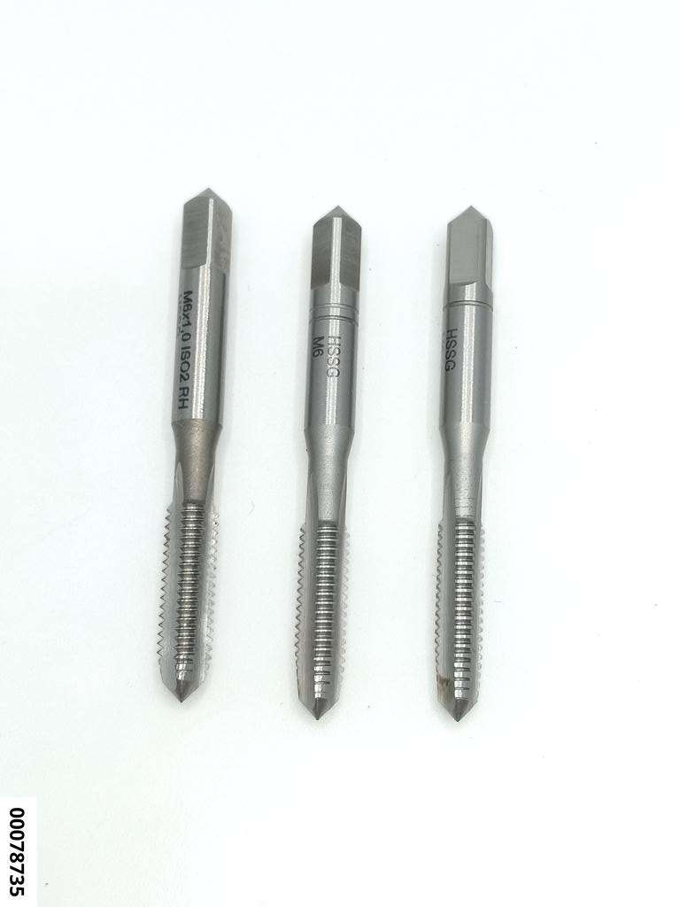 HSS-Hand-Gewinde-Bohrer-Satz Typ US-200 3tlg. M6x1,0mm