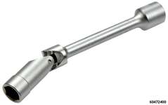 Glühkerzen-Gelenknuss SW 12 3/8" Antrieb 141 mm Länge