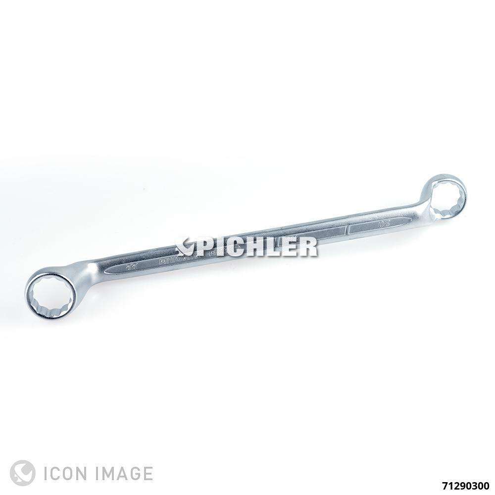 Double Ring Spanner, Offset 3/8" x 7/16" Elo-Drive