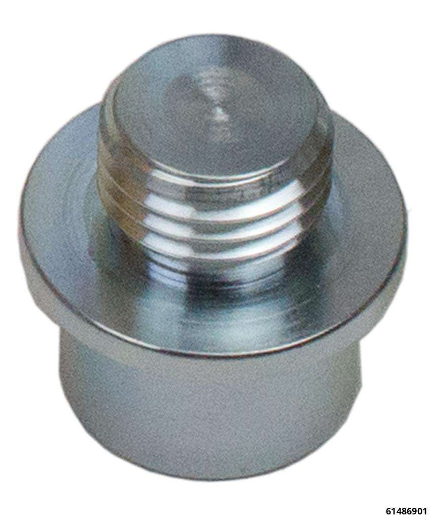 Druckstange 30mm lang  M30 drm.38 mm zur Anwendung mit 45 Tonnenzylinder