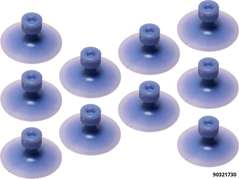 Supports à crochets de traction violette U.V. 10 pcs, supports diam. 40mm