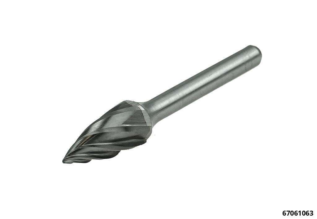 HM-Frässtift Spitzbogen SPG 12,0mm Aluzahnung / Schaft: 6mm