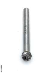 Hartmetall-Rotierfräser, Kugelform, 9,5mm, kreuzverzahnt