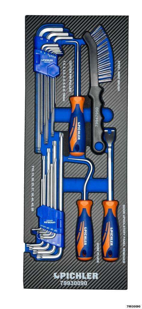 Clip Remover & Angle Wrench Set 22 pcs.