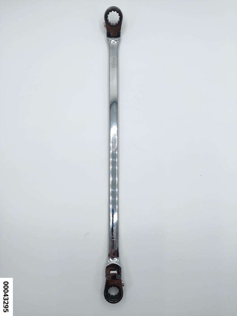 Gelenk-Doppelring-Ratschenschlüssel extra lang SW13x15