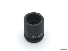 Socket double hexagonal "Impact" 19 mm