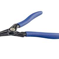 Snap ring pliers, curved, for external rings, length 180 mm
