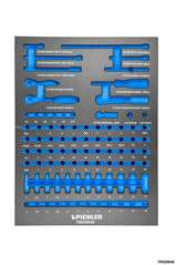 Einlage für 79930040 Steckschlüsselsatz 1/4", 87-tlg. 376x495x32 mm