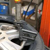 Outil abaisseur talon de pneu en PVC spécial - 3° main