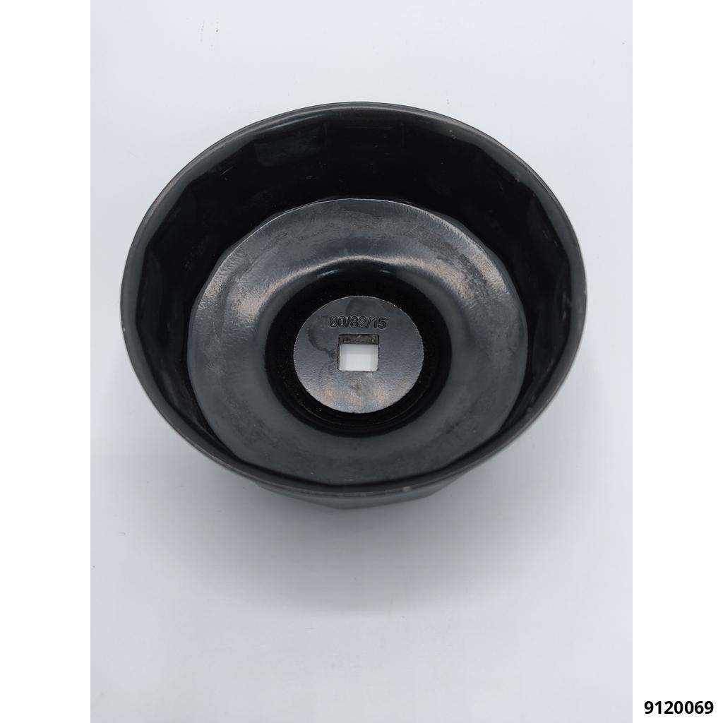 Ölfilterglocke 80/82  mm 15-kant Antrieb 3/8"