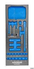 Einlage für 79930060 Bit- & Micro-Bit Set 1/4", 107-tlg. 188x495x32 mm