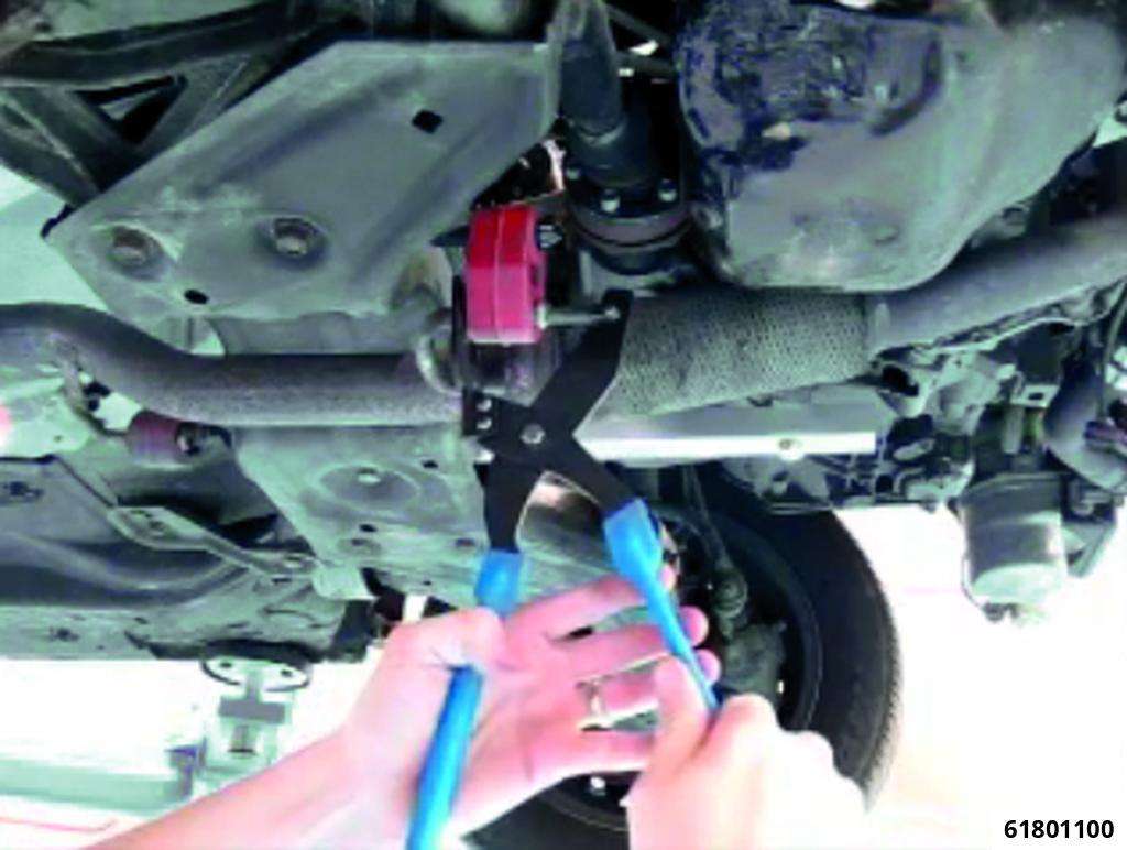 Exhaust rubber removal tool