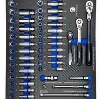 Socket Set 3/8", 64 pcs.