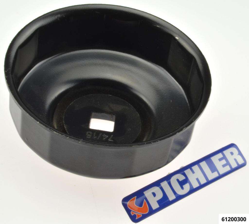 Cloche p/filtre a huile 74mm 15pans,filtre 400+401