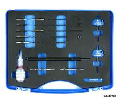 Glow plug middle electron drilling-out Set