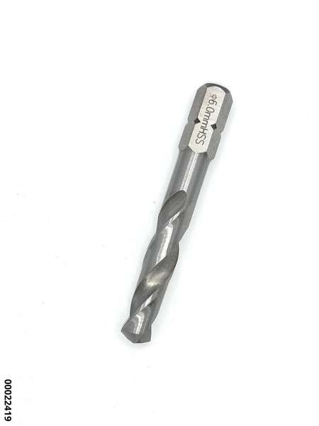 hansewerkzeug HSS-Spiralbohrer-Bit mit 1/4" Bit- Aufnahme 6,0 mm
