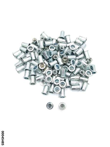 hansewerkzeug Stahl-Einnietmuttern mit Flachrundkopf M8 (0,8-3,5) VPE 100 Stück