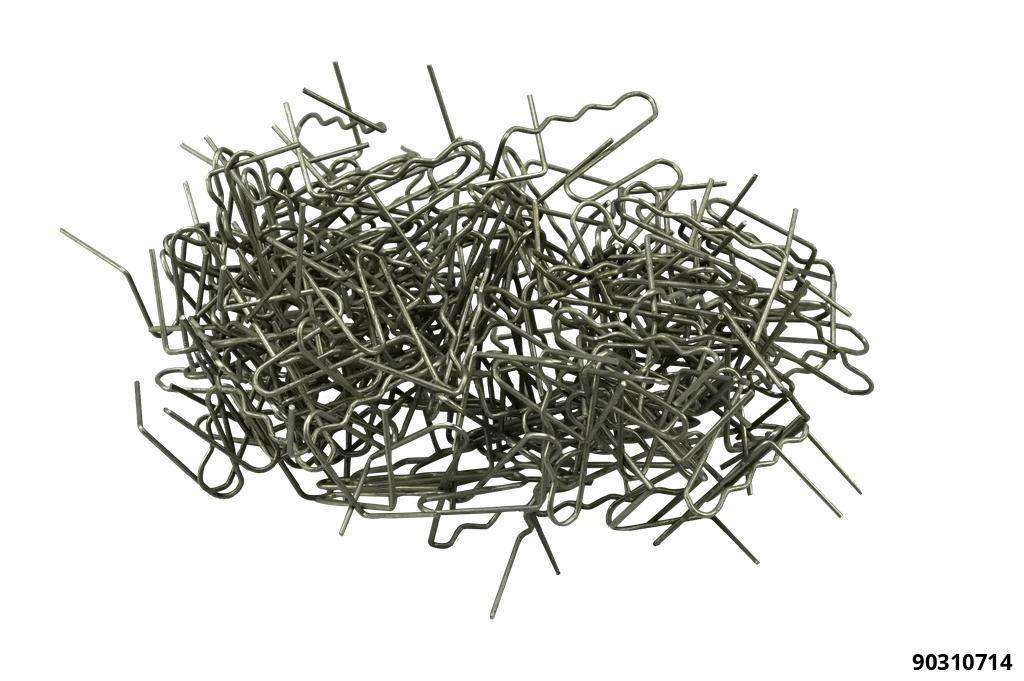 Kunststoff-Schweißdraht VPE 100, Kringel-W-Form 0,7 mm 3-Punkt