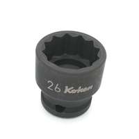 Schlagstecknuss 1/2" SW 26 12-kant