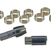 Lambda insert nut set No.2, M18x1.5 with drill, recutter and 10 bushes