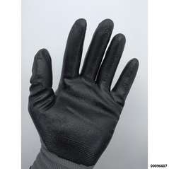 Werkstatt-Handschuh "Nylon-Strick Nitril"  Gr.9 (Teil-Nitril- Beschichtet, EN 388)  (VE 12 Paar)