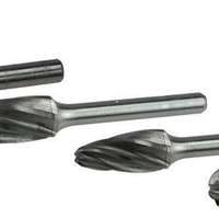 Hartmetall-Frässtifte Aluverzahnung 6 mm Schaft, 5-tlg.
