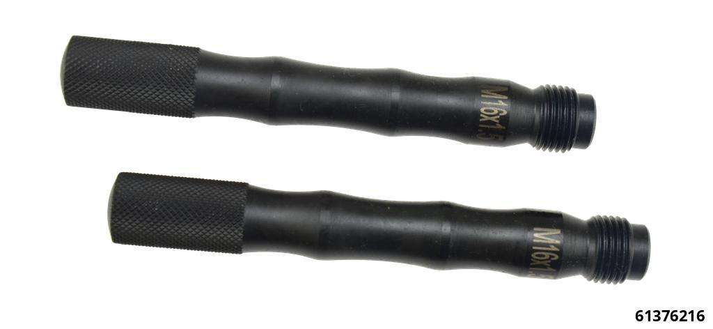 Jeu de 2 piges de centrage montage roues M16x1,5 pour fourgon