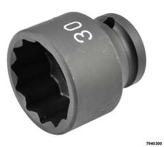 Socket hexagonal "Impact" 1/2"drive 30mm 42 x 30 x 42