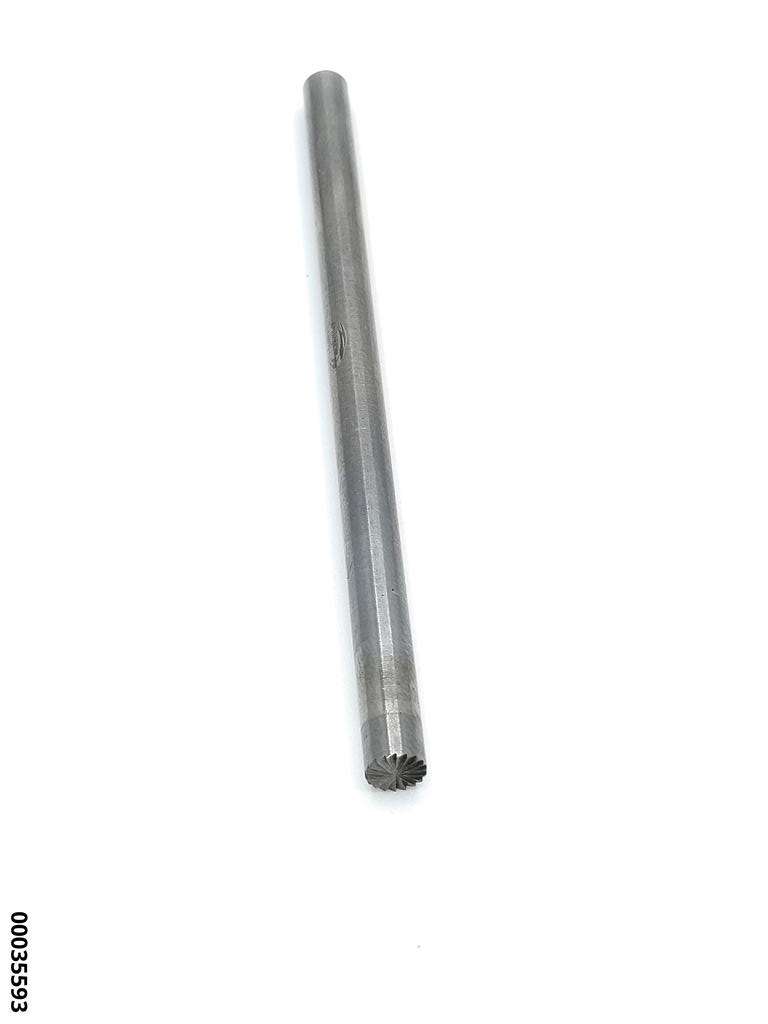 Spezial-Hartmetall-Bohrfräser stirnverzahnt 6,0mm / Gesamtlänge 105mm