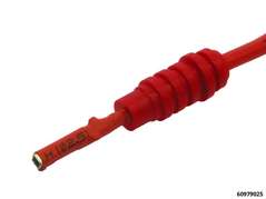 Kabelschuhverbinder M flach 1,2 mm rot