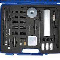 Injector shaft cleaning set with 5 modules