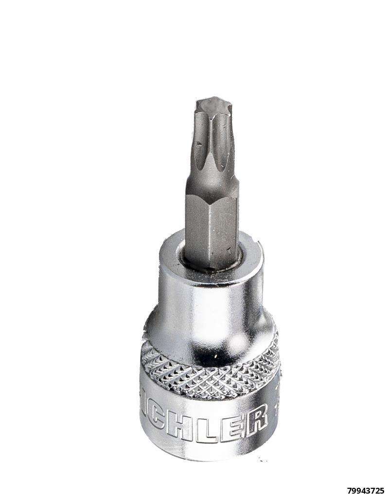 3/8" Steckschlüsseleinsatz, Torx, T25, Länge 48 mm