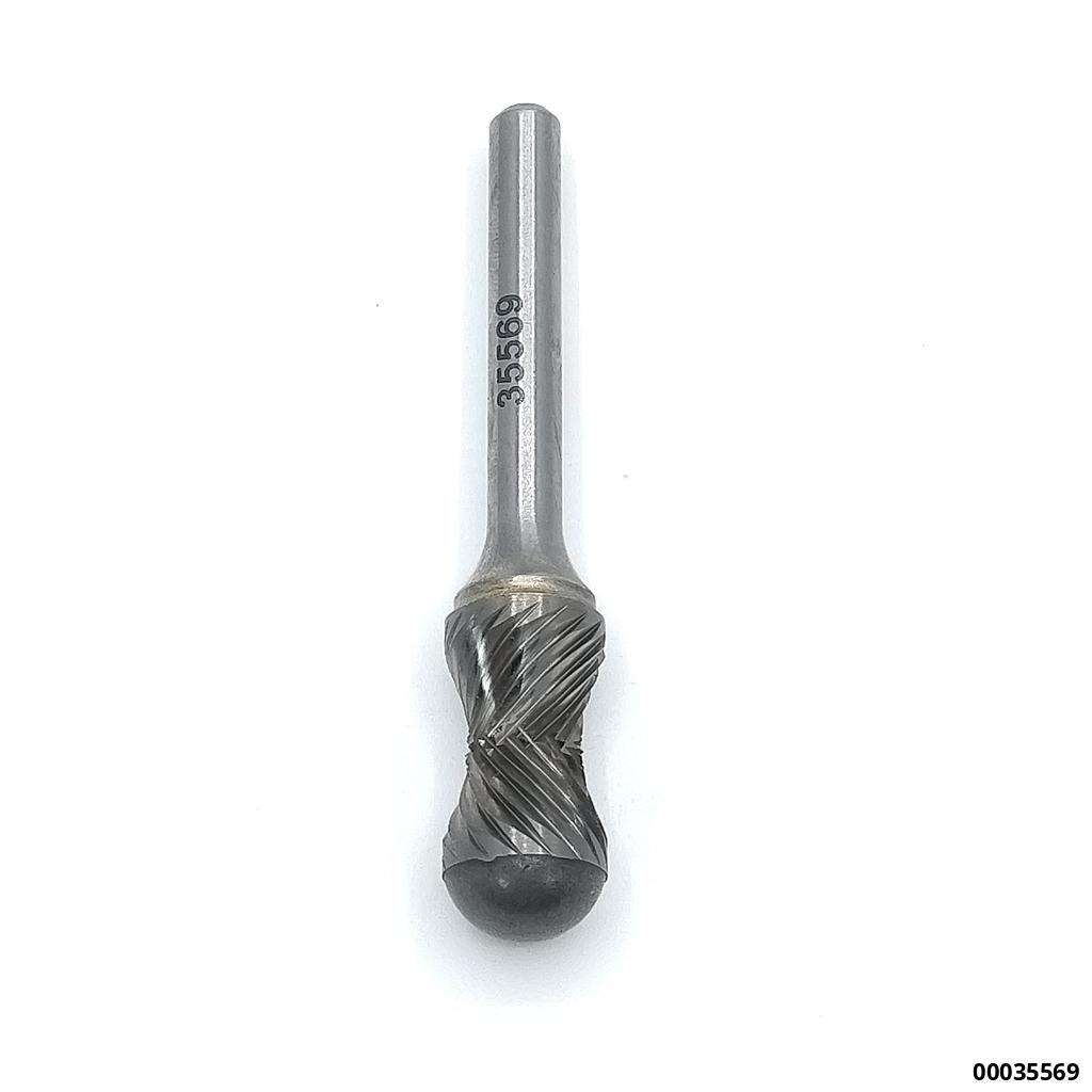 Hartmetall-Radius-Rotierfräser, 12,8mm