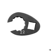 Leitungsschlüssel offen SW 22 - 12 kant - A 1/2" Tropfenform